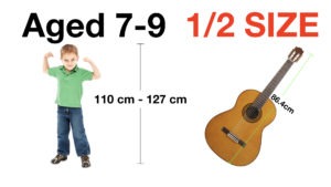 What size of guitar for a 7 year old
